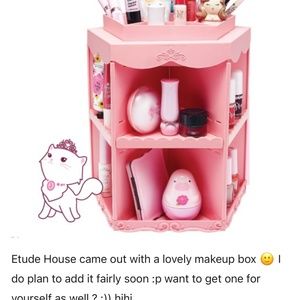 Etude house makeup organizer